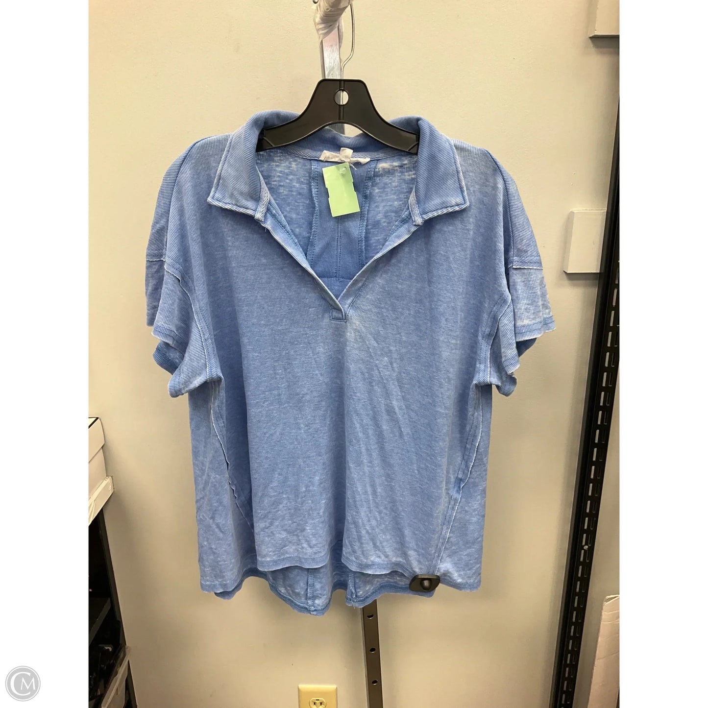 Top Short Sleeve By Jane And Delancey In Blue, Size: S
