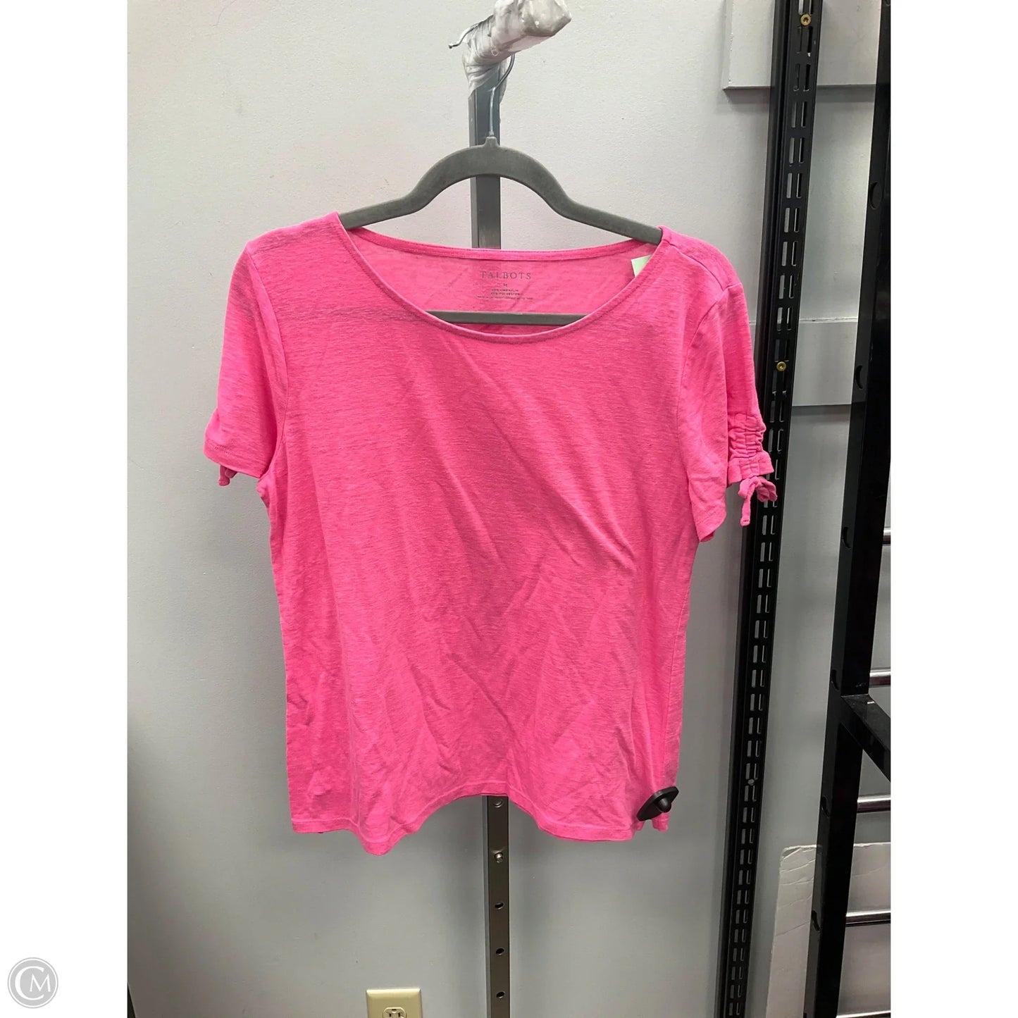 Top Short Sleeve By Talbots In Pink, Size: M