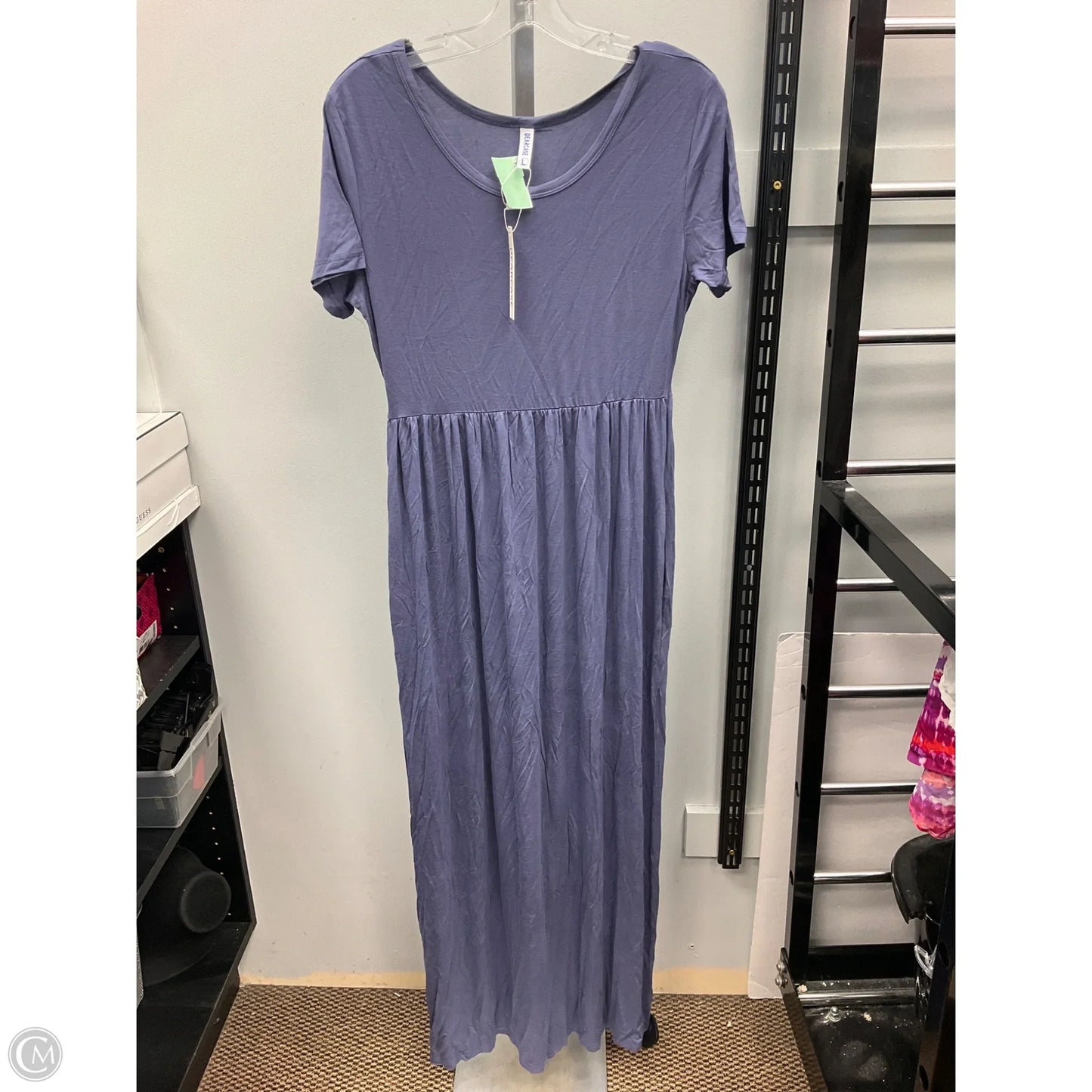 Dress Casual Maxi By Clothes Mentor In Blue, Size: L