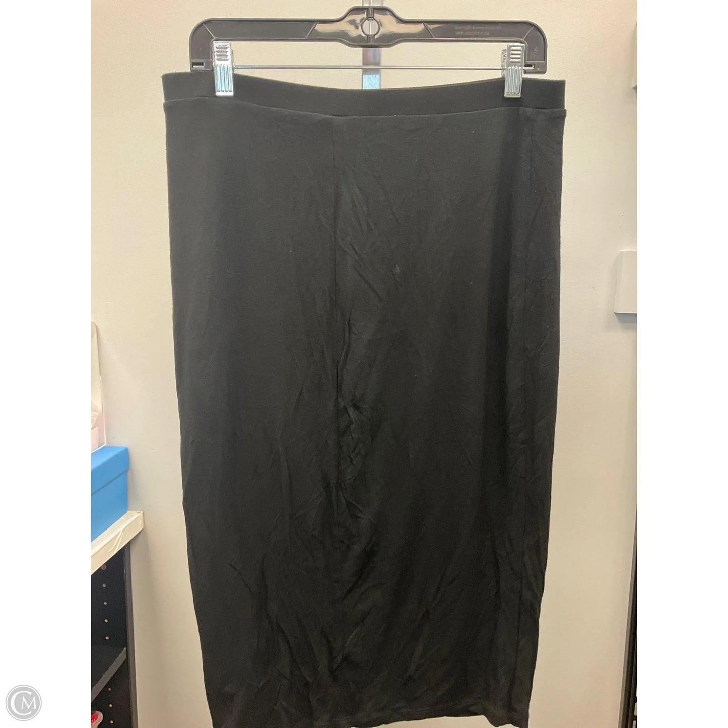 Skirt Midi By Matty M In Black, Size: L