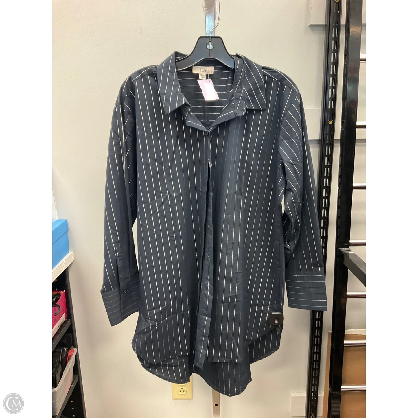 DRESS CASUAL SHORT By Cmc In Blue & Silver, Size: M