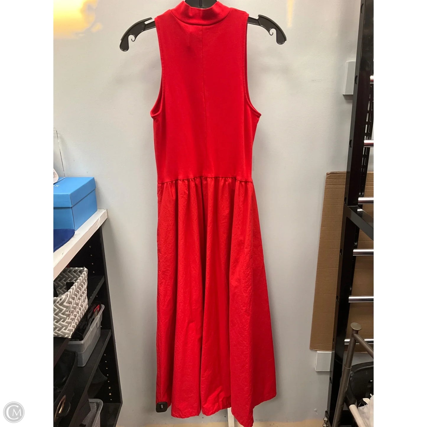 Dress Casual Midi By A New Day In Red, Size: S