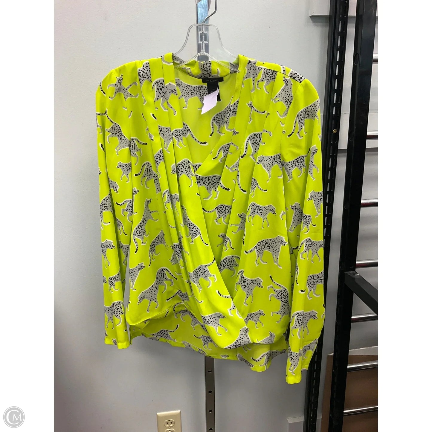 Top Long Sleeve By Ann Taylor In Green, Size: Xs