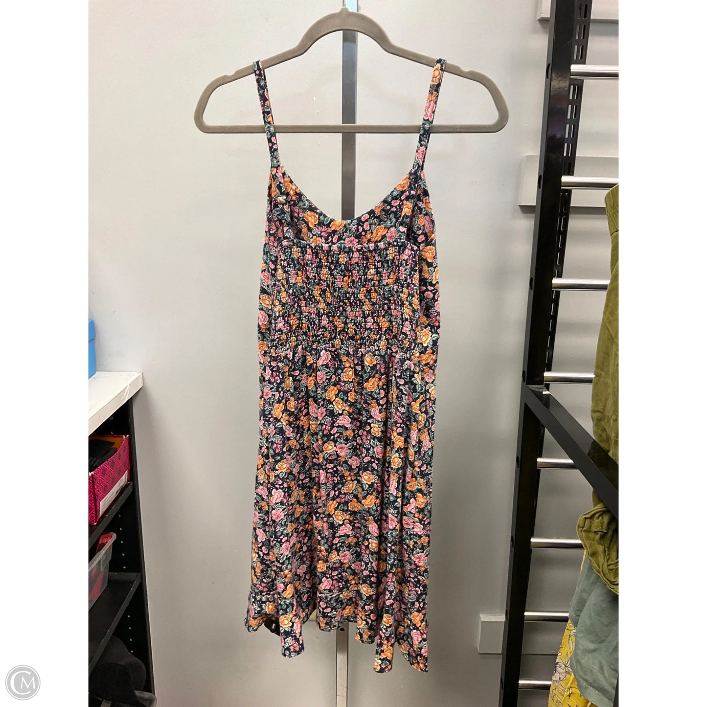 Dress Casual Short By Old Navy In Blue & Orange, Size: M
