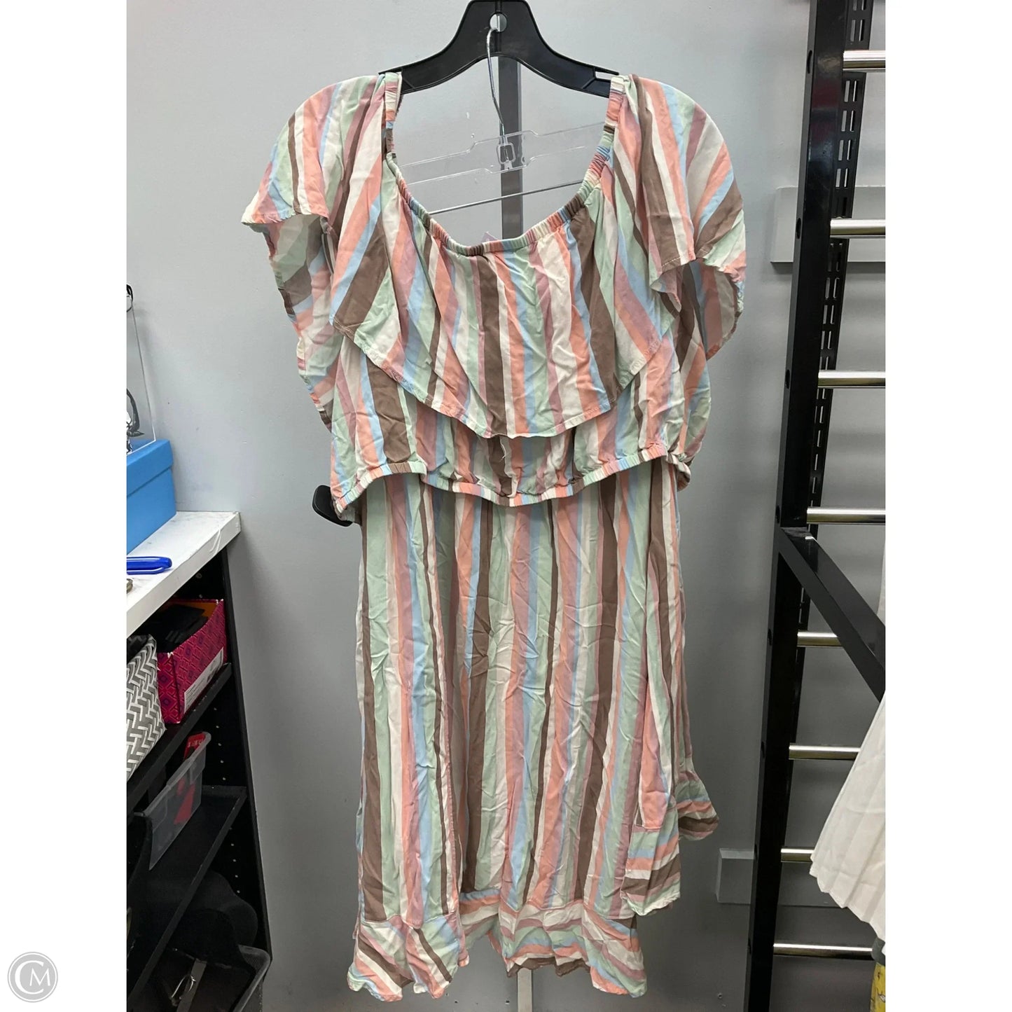 Skirt Set 2pc By Torrid In Striped Pattern, Size: 4x