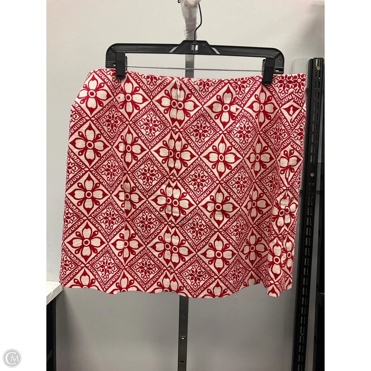 Skirt Mini & Short By Boden In Cream & Red, Size: 12