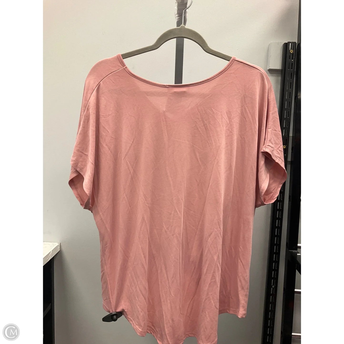 Top Short Sleeve By Lavender Field In Pink, Size: M