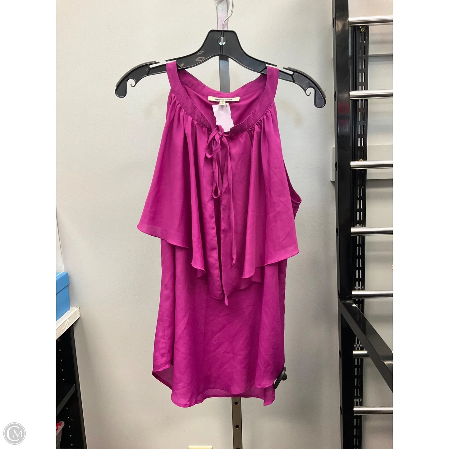 Top Short Sleeve By Daniel Rainn In Purple, Size: S