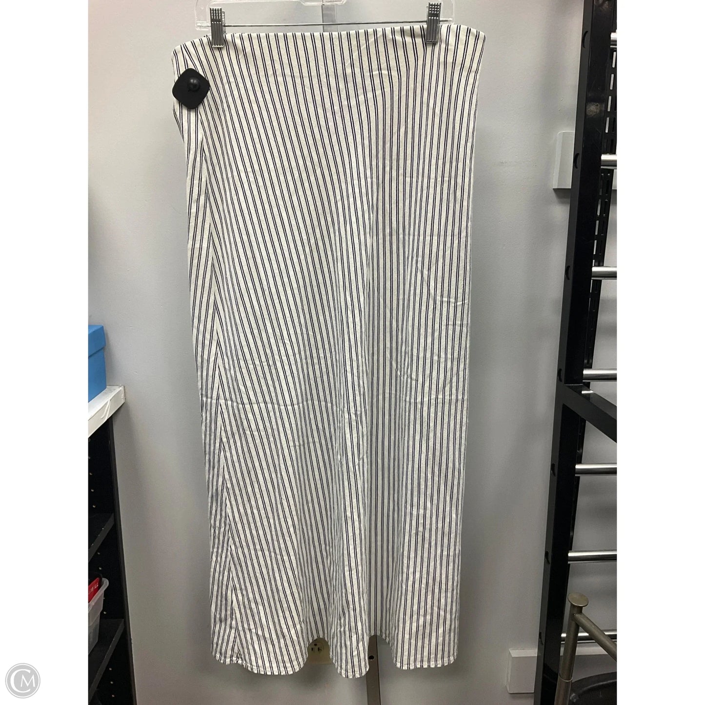 Skirt Maxi By A New Day In Striped Pattern, Size: L