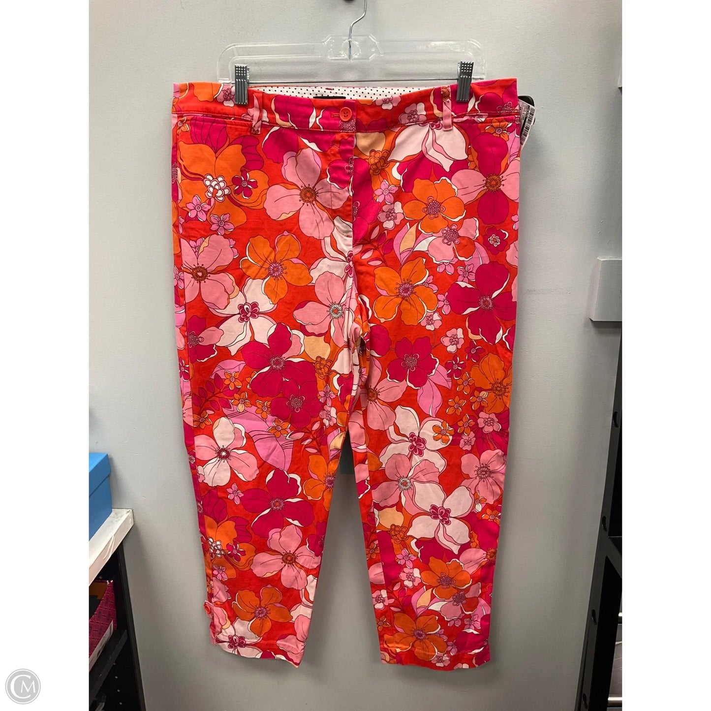 Pants Other By Talbots In Orange & Pink, Size: 14
