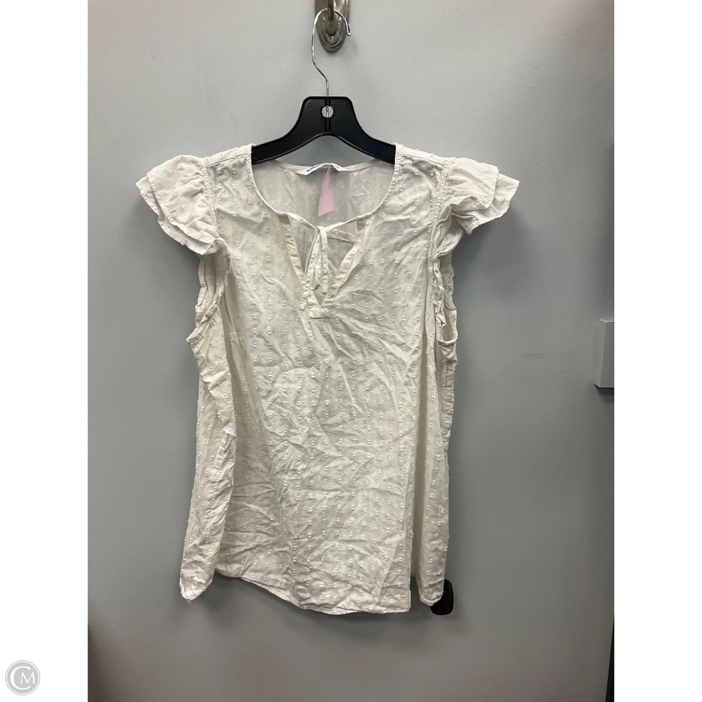 Top Sleeveless By Sonoma In White, Size: M
