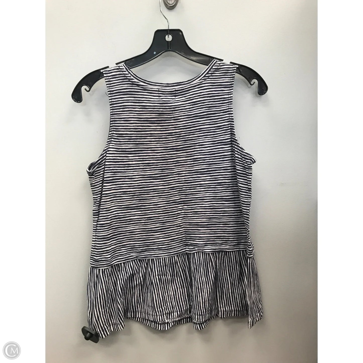 Top Sleeveless Basic By Old Navy In Striped Pattern, Size: Xs
