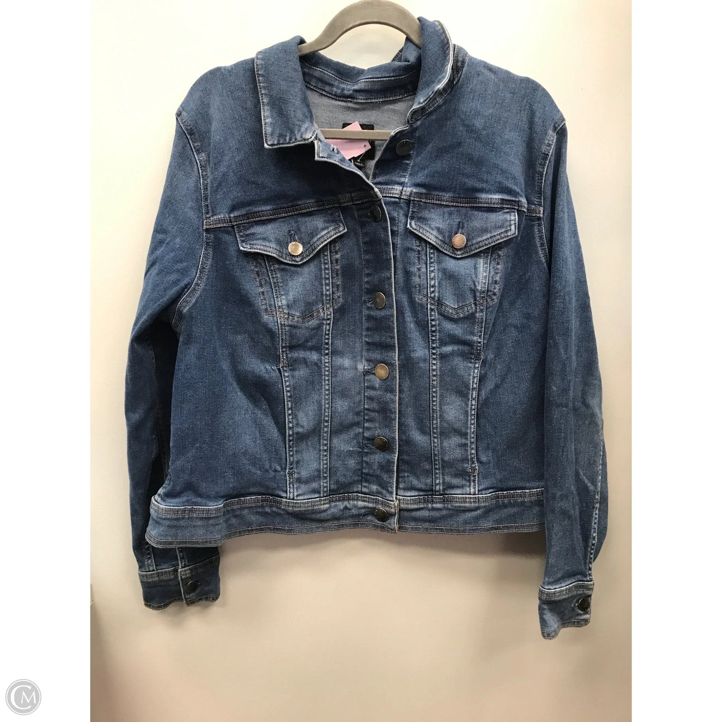 Jacket Denim By Lane Bryant In Blue, Size: 18