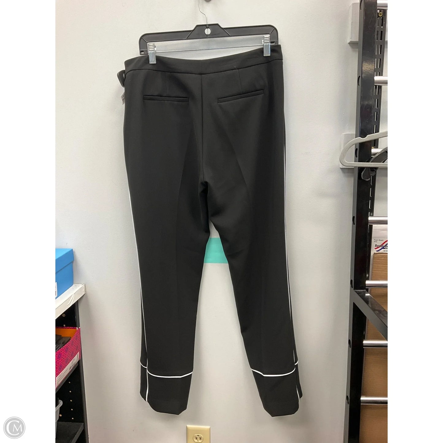 Pants Dress By Tahari In Black & White, Size: 10