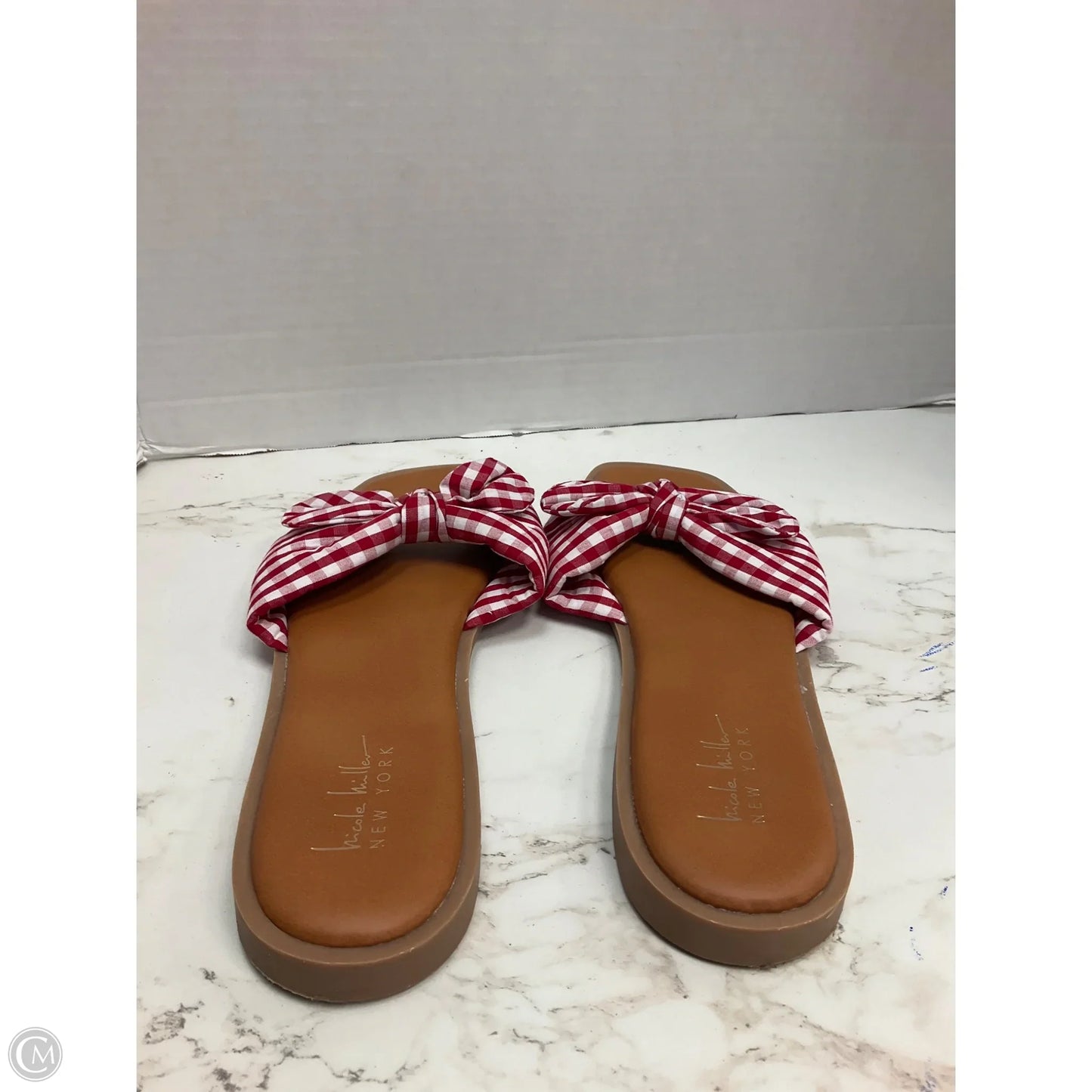 Shoes Flats By Nicole Miller In Checkered Pattern, Size: 9