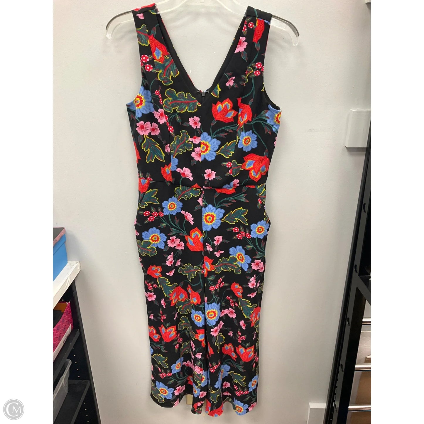 Jumpsuit By Ann Taylor In Floral Print, Size: 2p