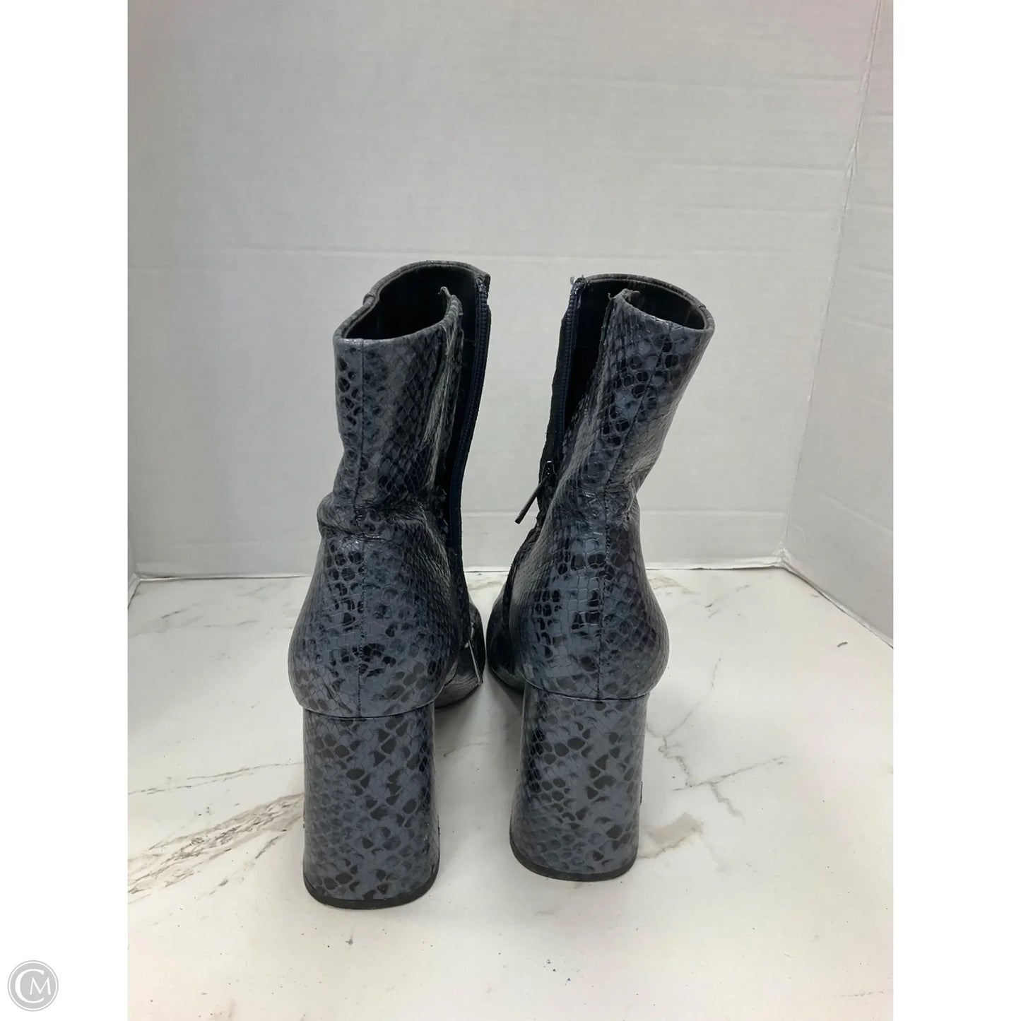Boots Ankle Heels By Sam Edelman In Snakeskin Print, Size: 10