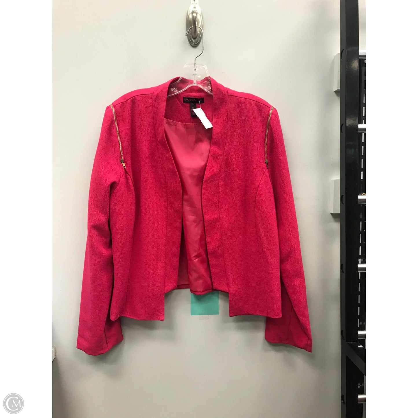 Blazer By Material Girl In Pink, Size: Xl