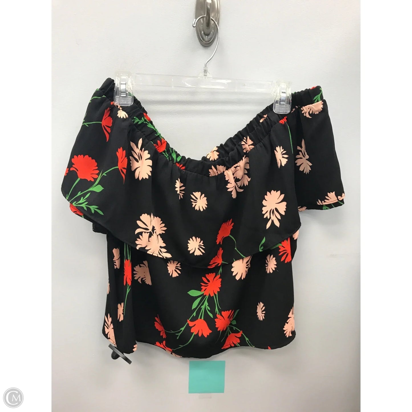 Top Sleeveless By Topshop In Floral Print, Size: 12