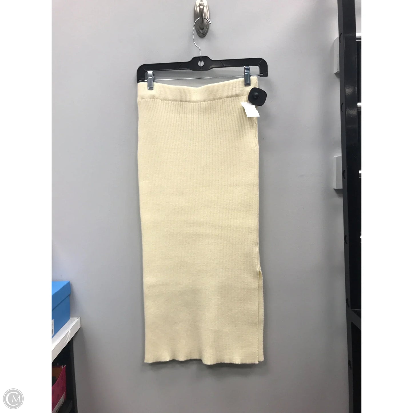 Skirt Midi By Double Zero In Cream, Size: S