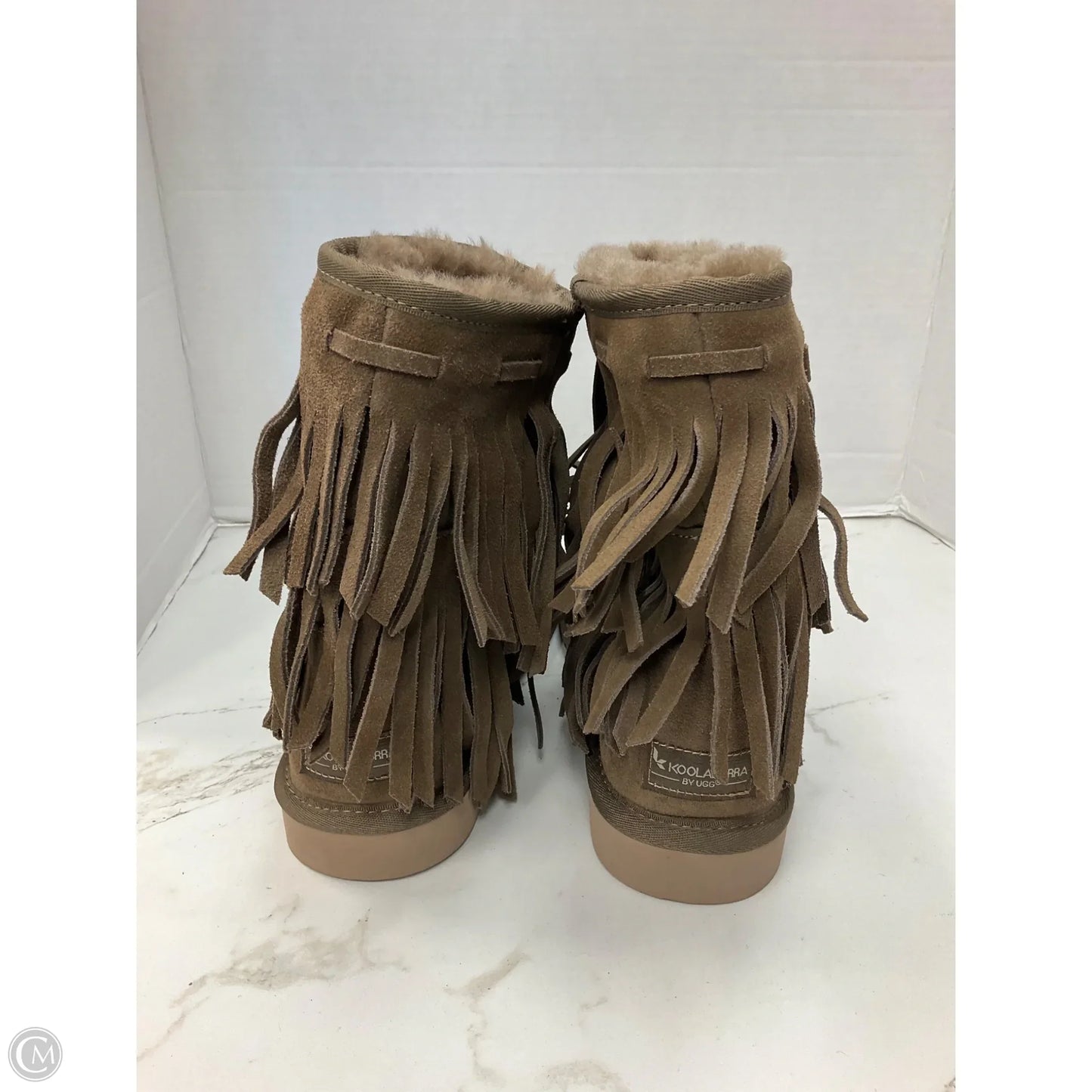 Boots Ankle Flats By Koolaburra By Ugg In Brown, Size: 8