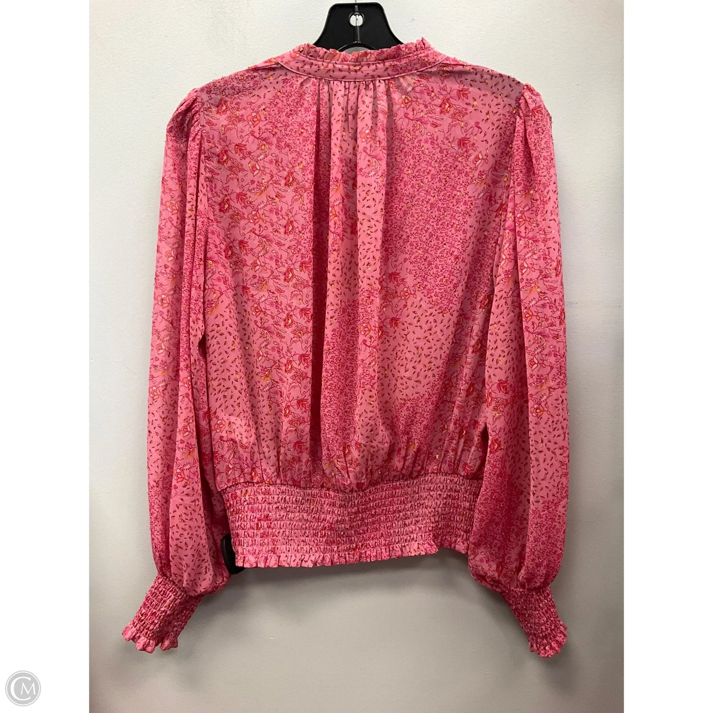Top Long Sleeve By Maison Damelie In Pink, Size: S