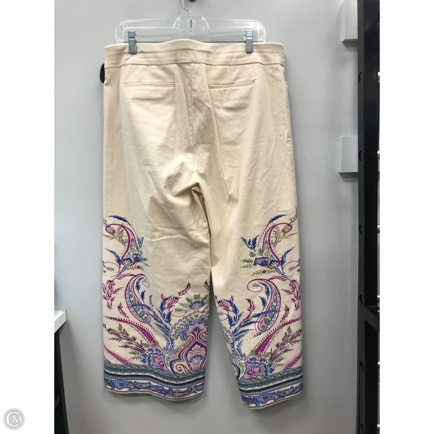 Top Long Sleeve By Chicos In Cream, Size: Xl