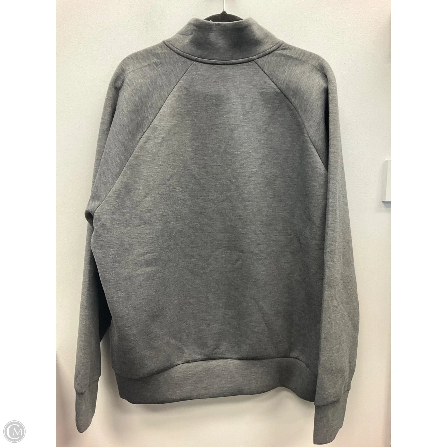 Athletic Sweatshirt Collar By Old Navy In Grey, Size: L