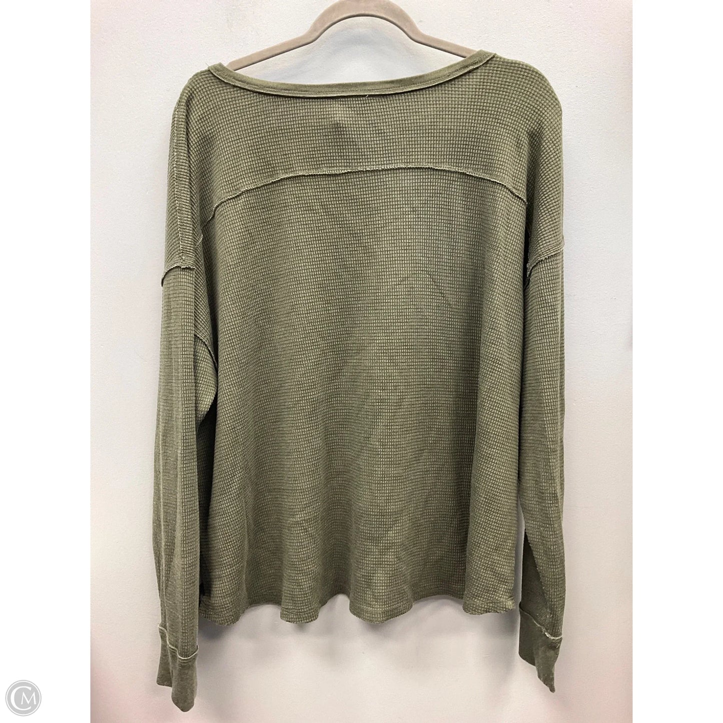 Top Long Sleeve By Lucky Brand In Green, Size: Xl