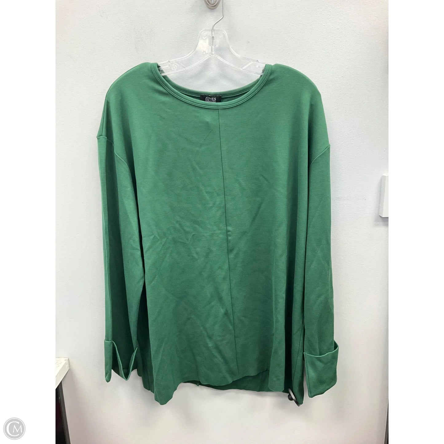 Top Long Sleeve By Jones New York In Green, Size: Xl