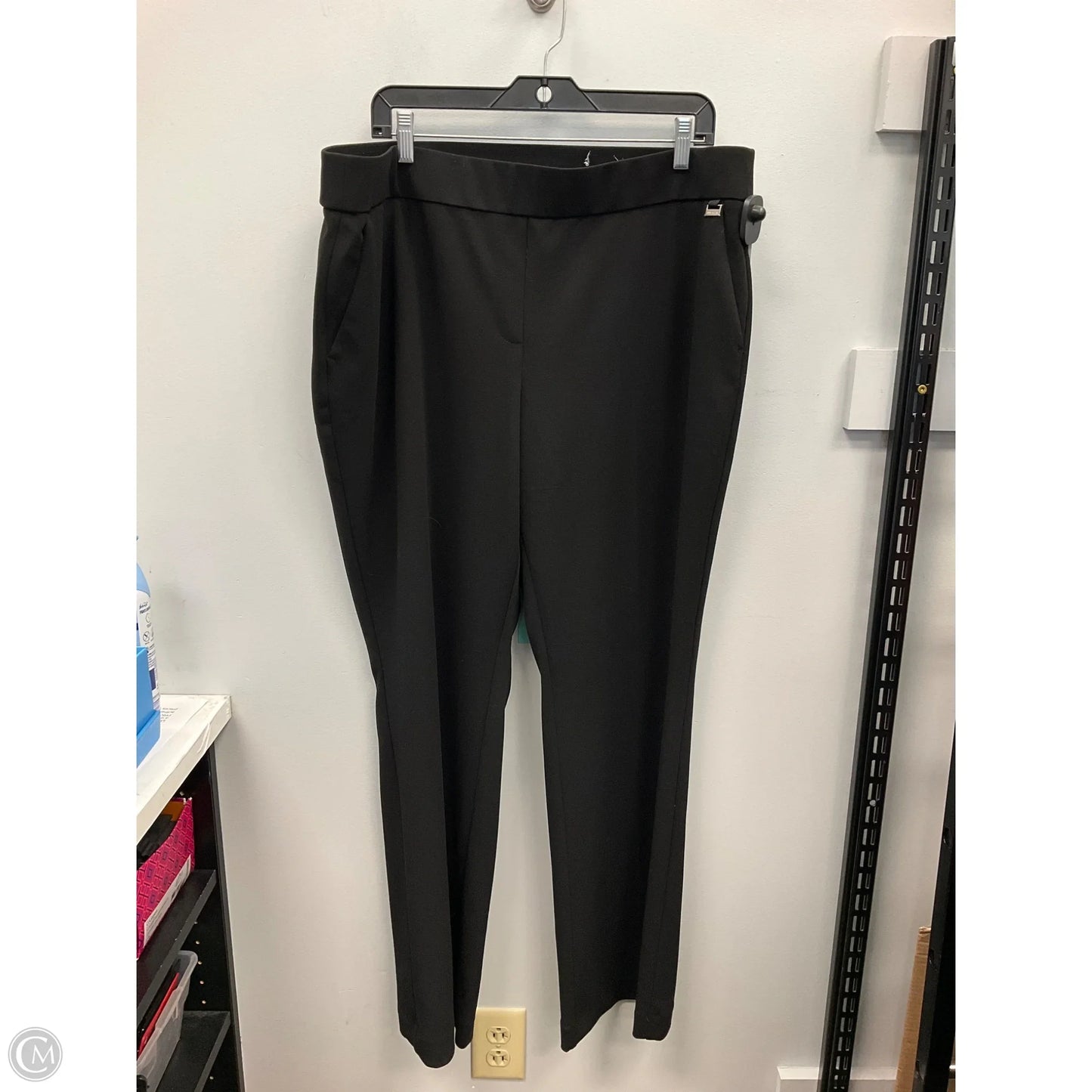 Pants Dress By Anne Klein In Black, Size: Xl