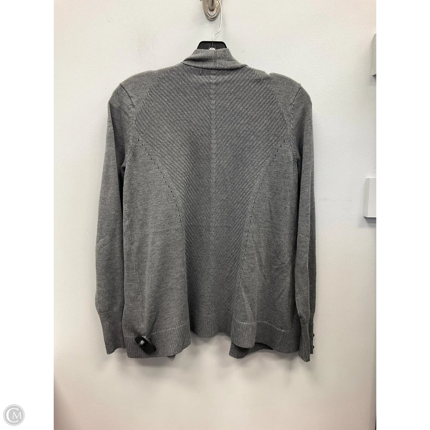 Sweater Cardigan By Retrology In Grey, Size: Sp