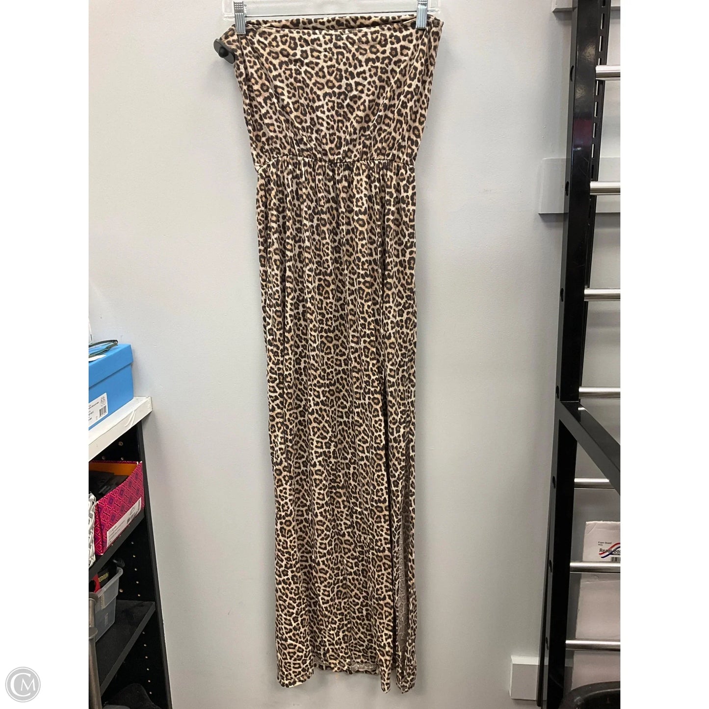 Dress Casual Midi By H&m In Animal Print, Size: M