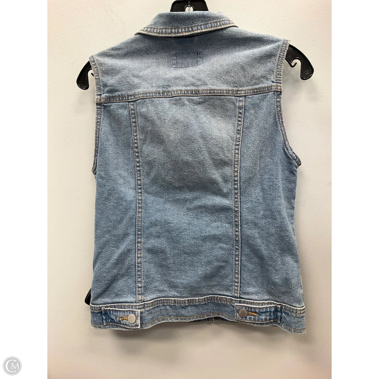 Vest Other By Universal Thread In Blue Denim, Size: Xs