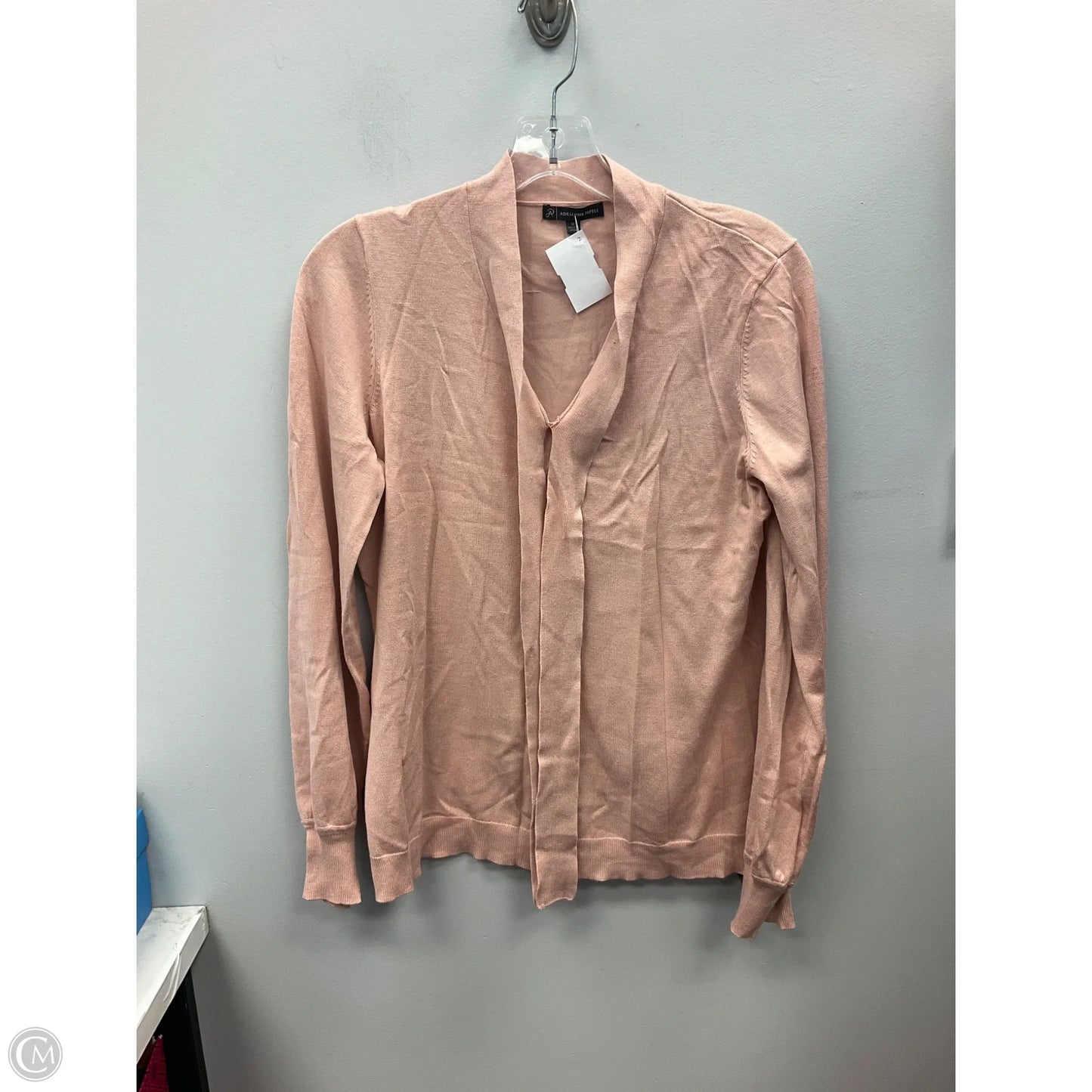Sweater By Adrianna Papell In Peach, Size: M
