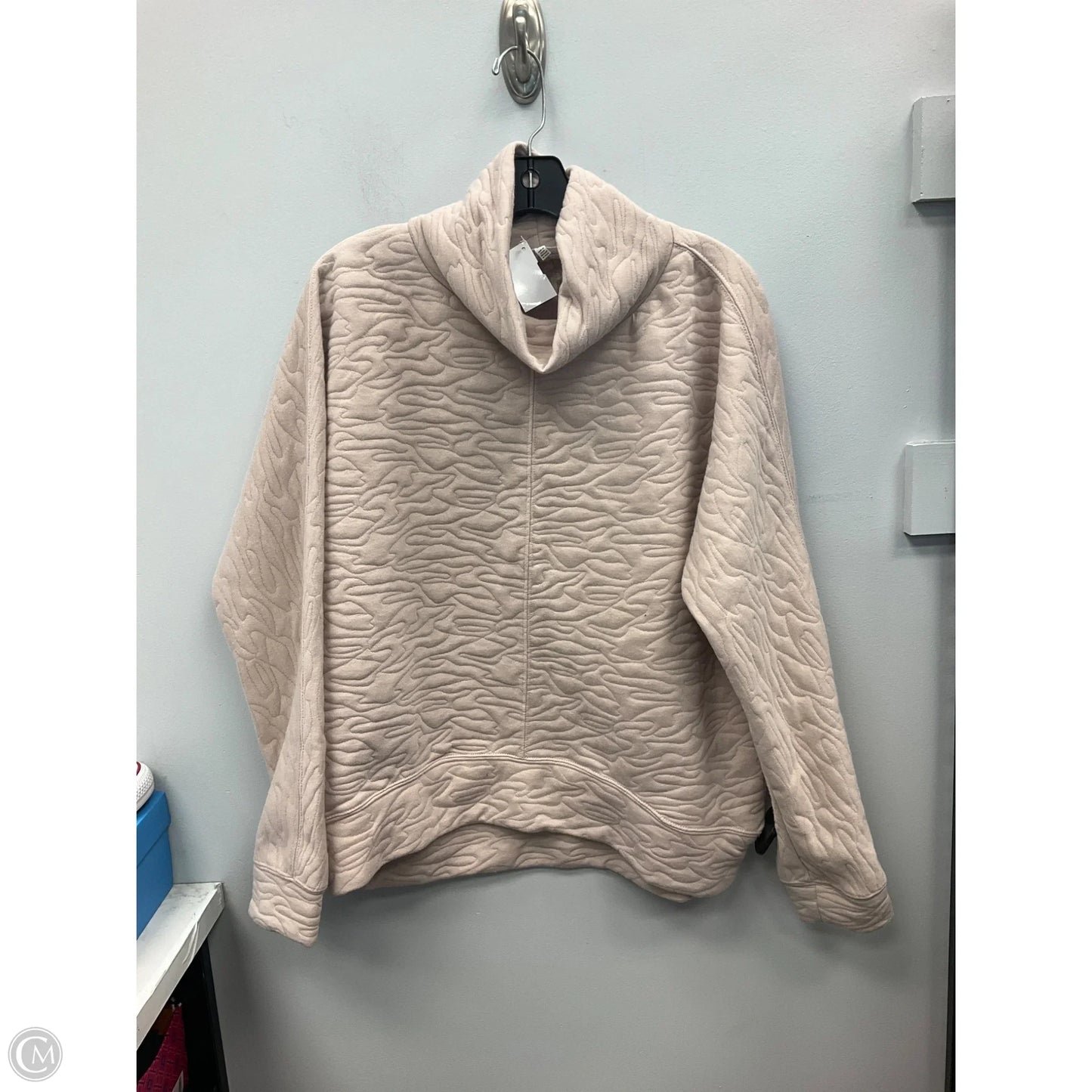 Sweatshirt Collar By Workshop In Mauve, Size: L