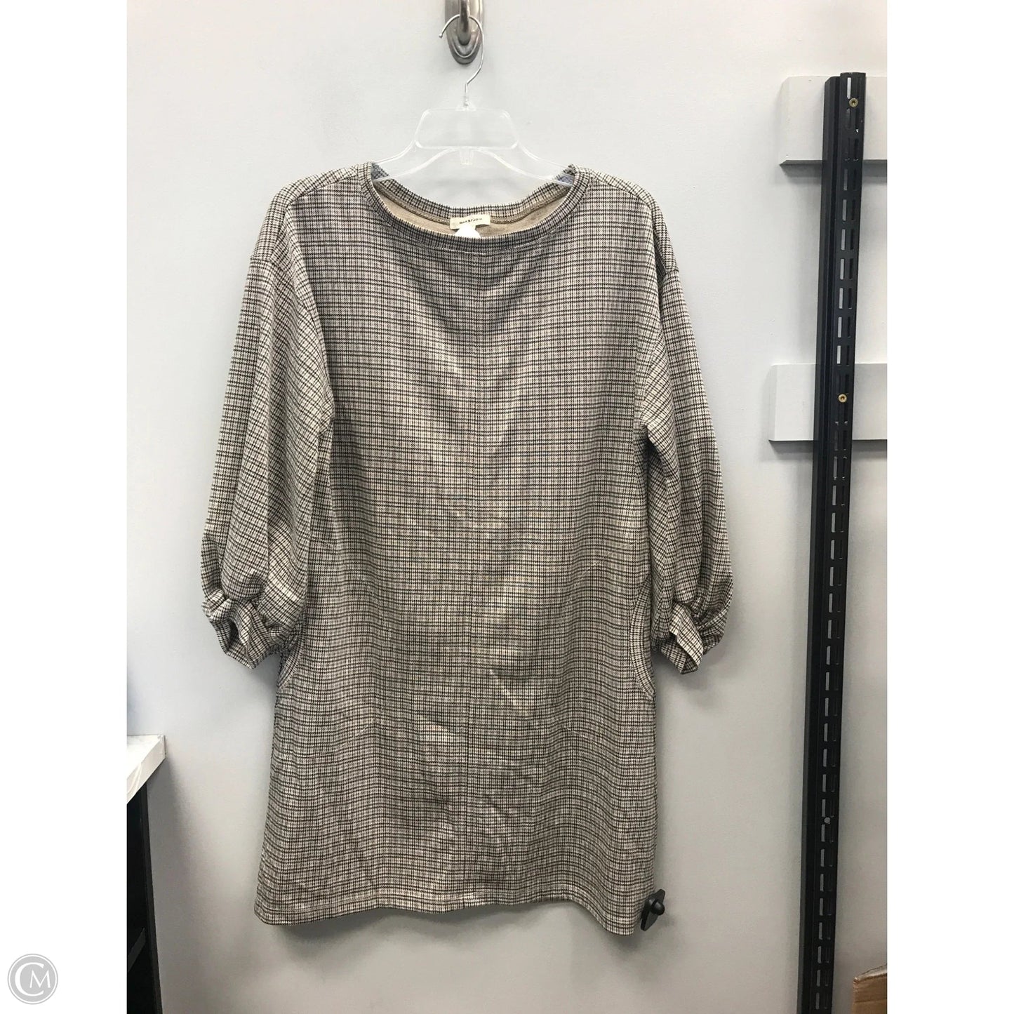 Dress Casual Short By Max Studio In Black & Gold, Size: S