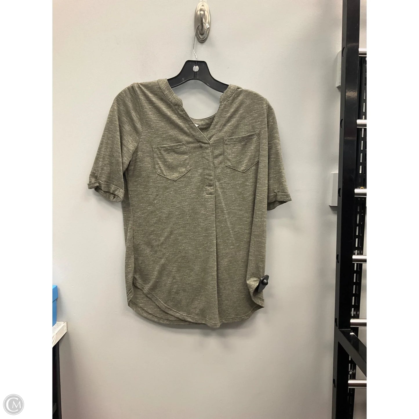 Top 3/4 Sleeve By Sonoma In Green, Size: S