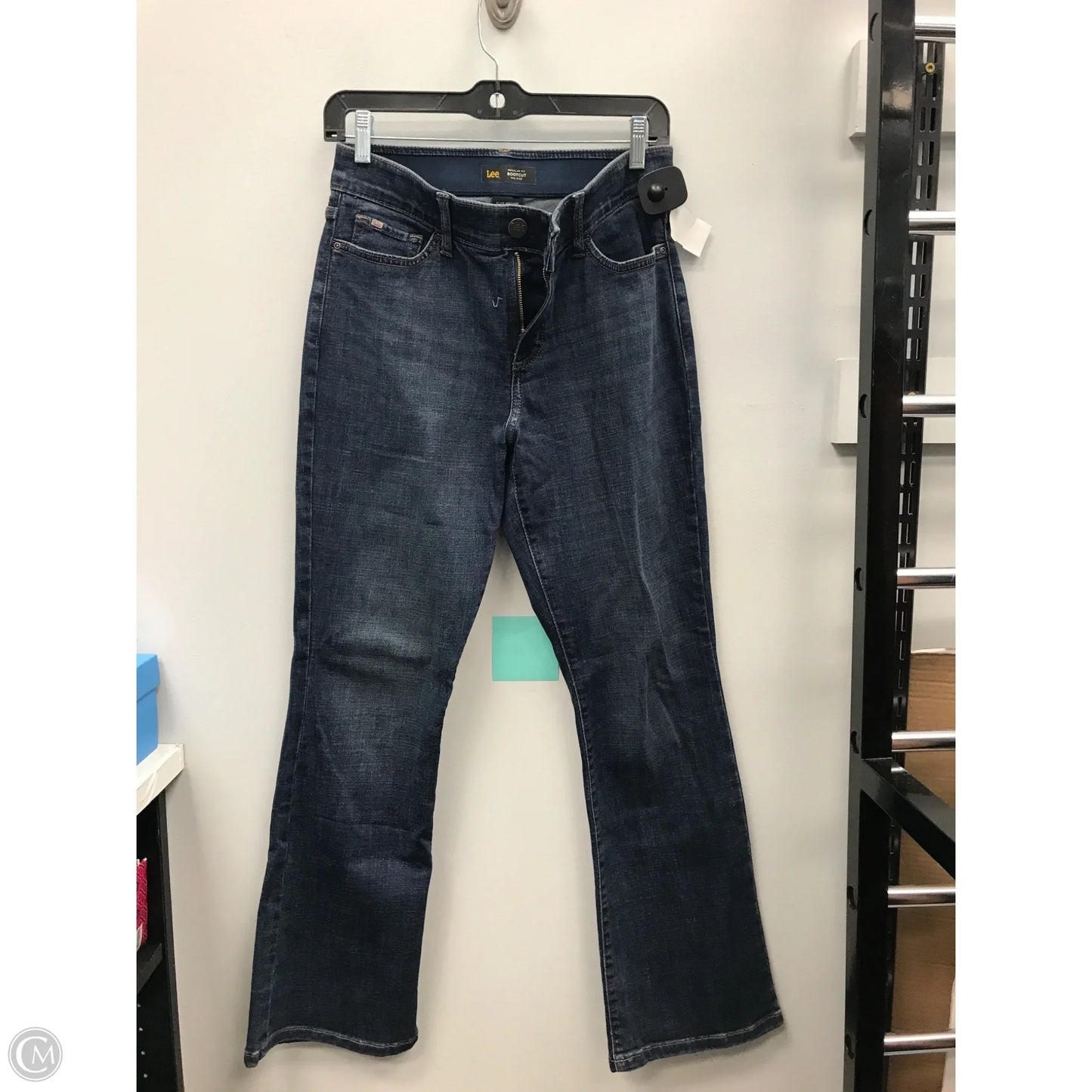 Jeans Boot Cut By Lee In Blue, Size: 8