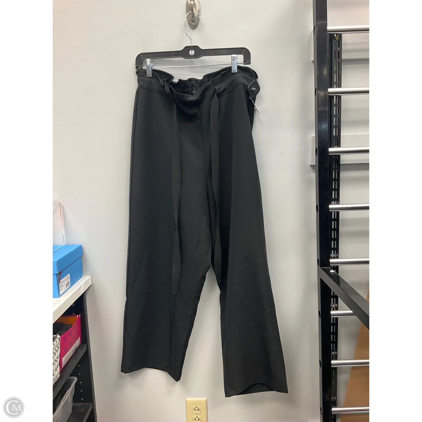 Pants Wide Leg By Adrianna Papell In Black, Size: 12