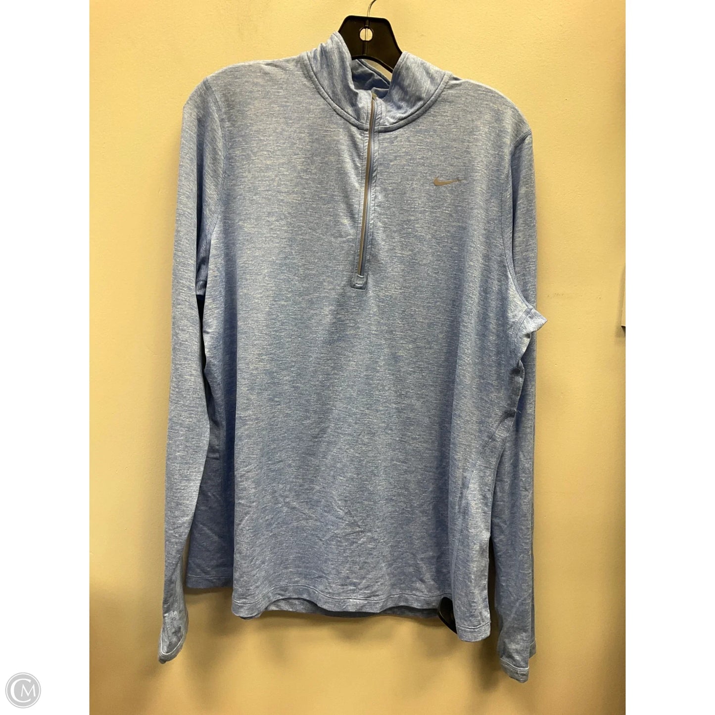 Sweatshirt Collar By Nike In Blue, Size: Xl