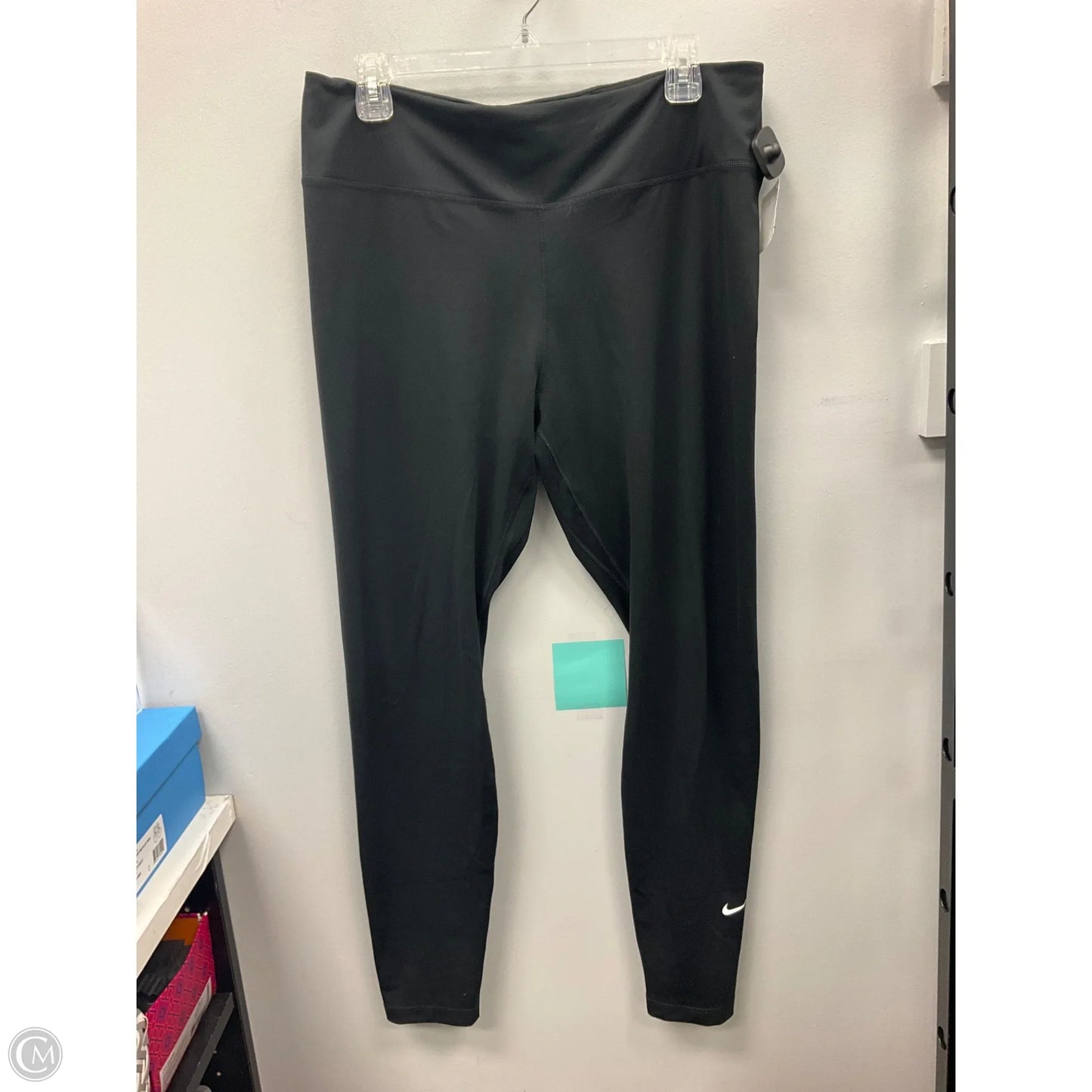 Athletic Leggings By Nike In Black, Size: Xl