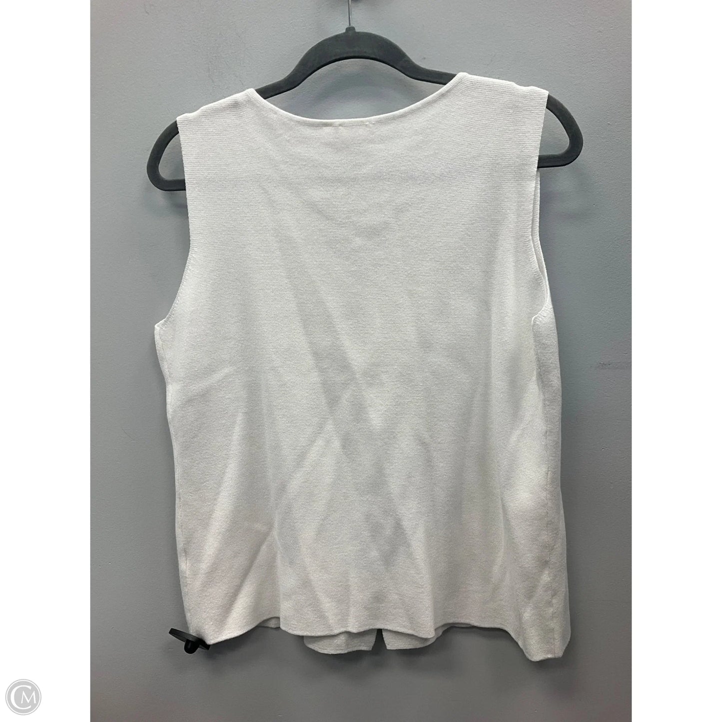 Vest Sweater By Cyrus In White, Size: M