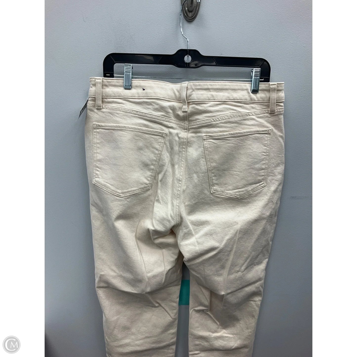 Jeans Skinny By Talbots In Cream, Size: 12p
