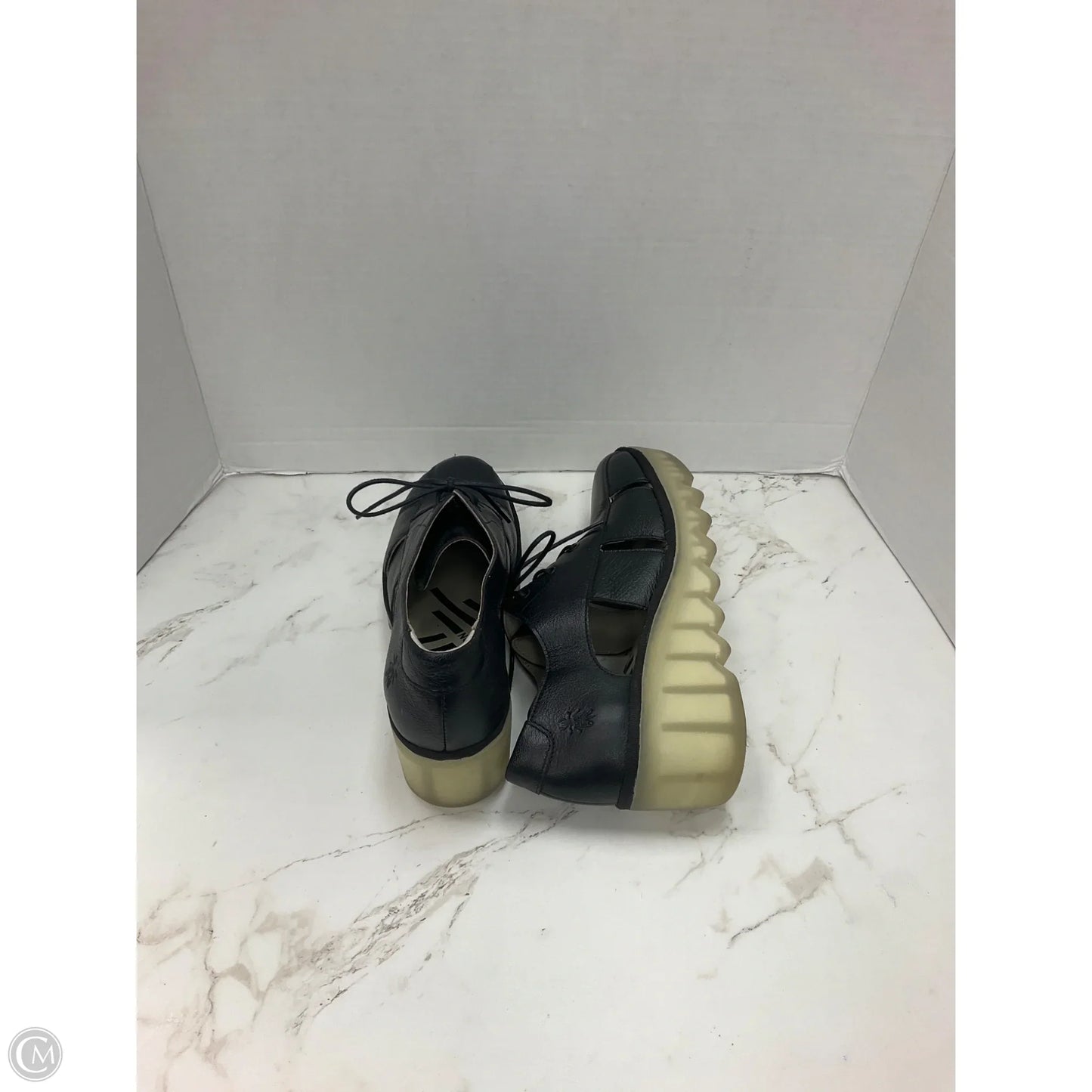 Shoes Heels Wedge By Fly London In Black, Size: 8