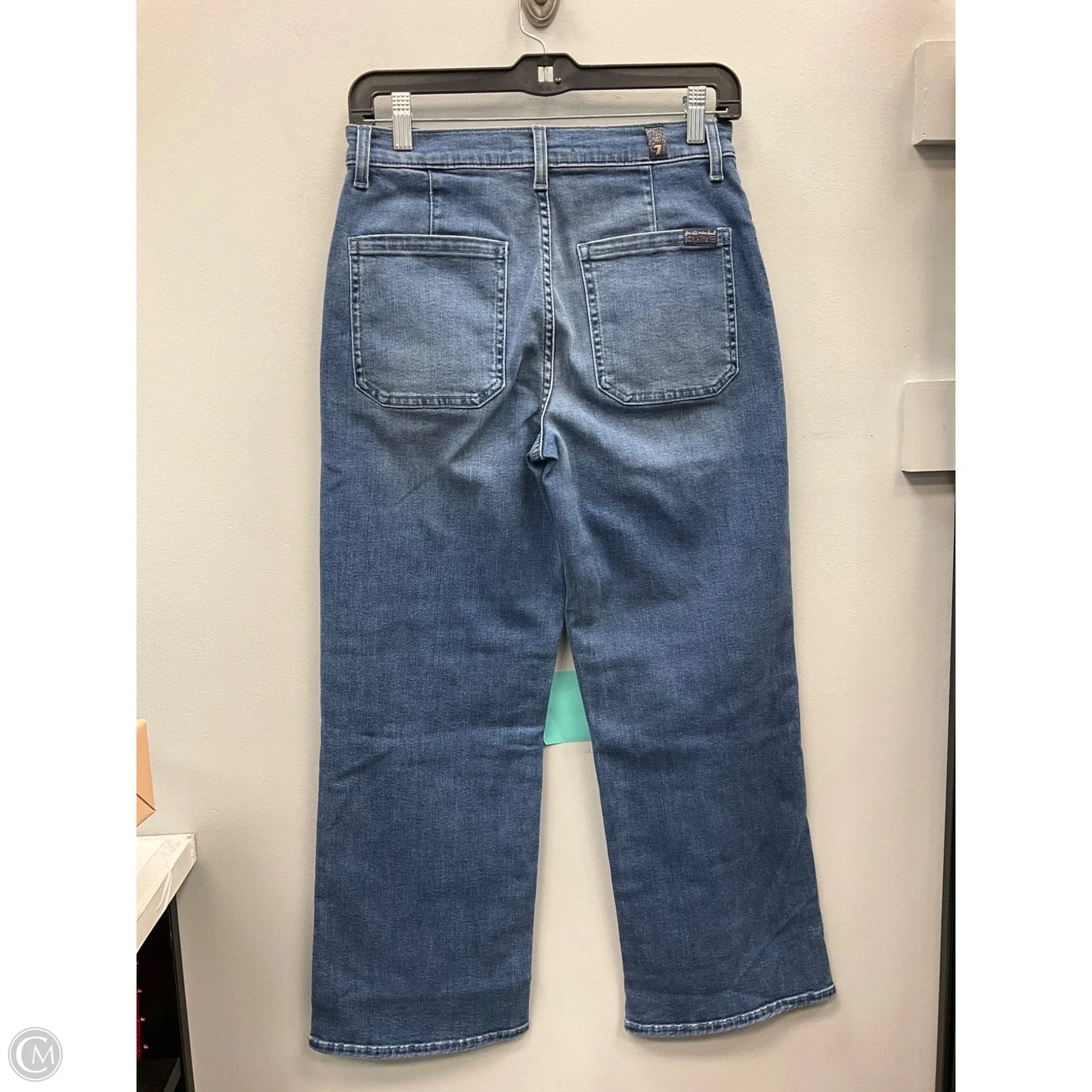 Jeans Boot Cut By 7 For All Mankind In Blue, Size: 6