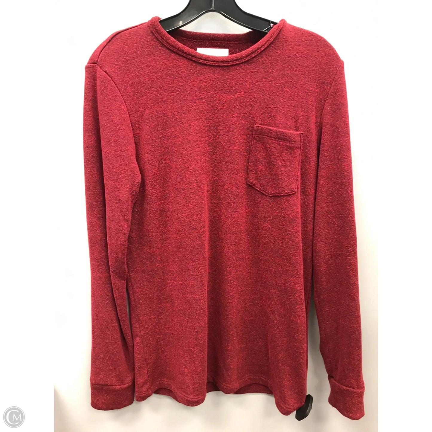 Top Long Sleeve By Old Navy In Red, Size: S