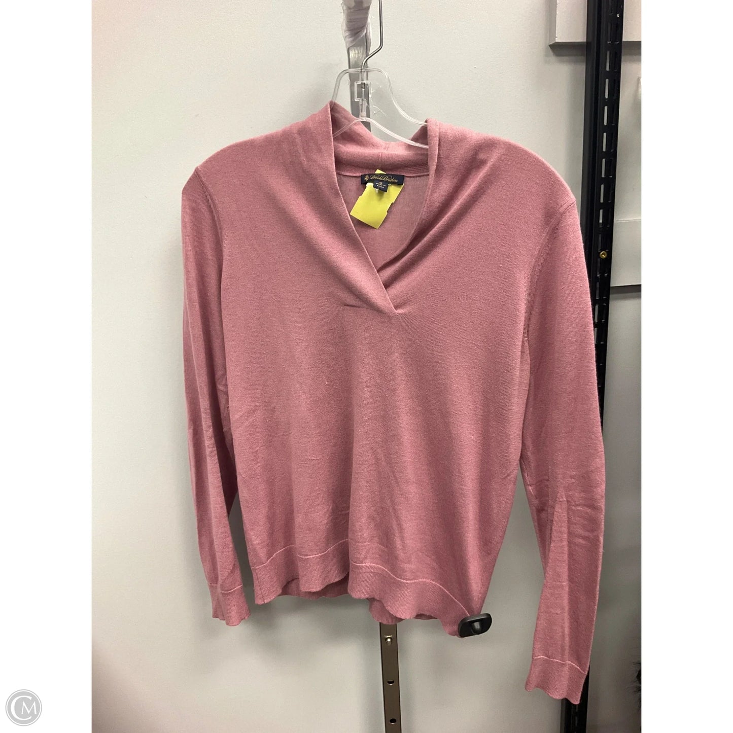 Sweater Cashmere By Brooks Brothers In Pink, Size: M