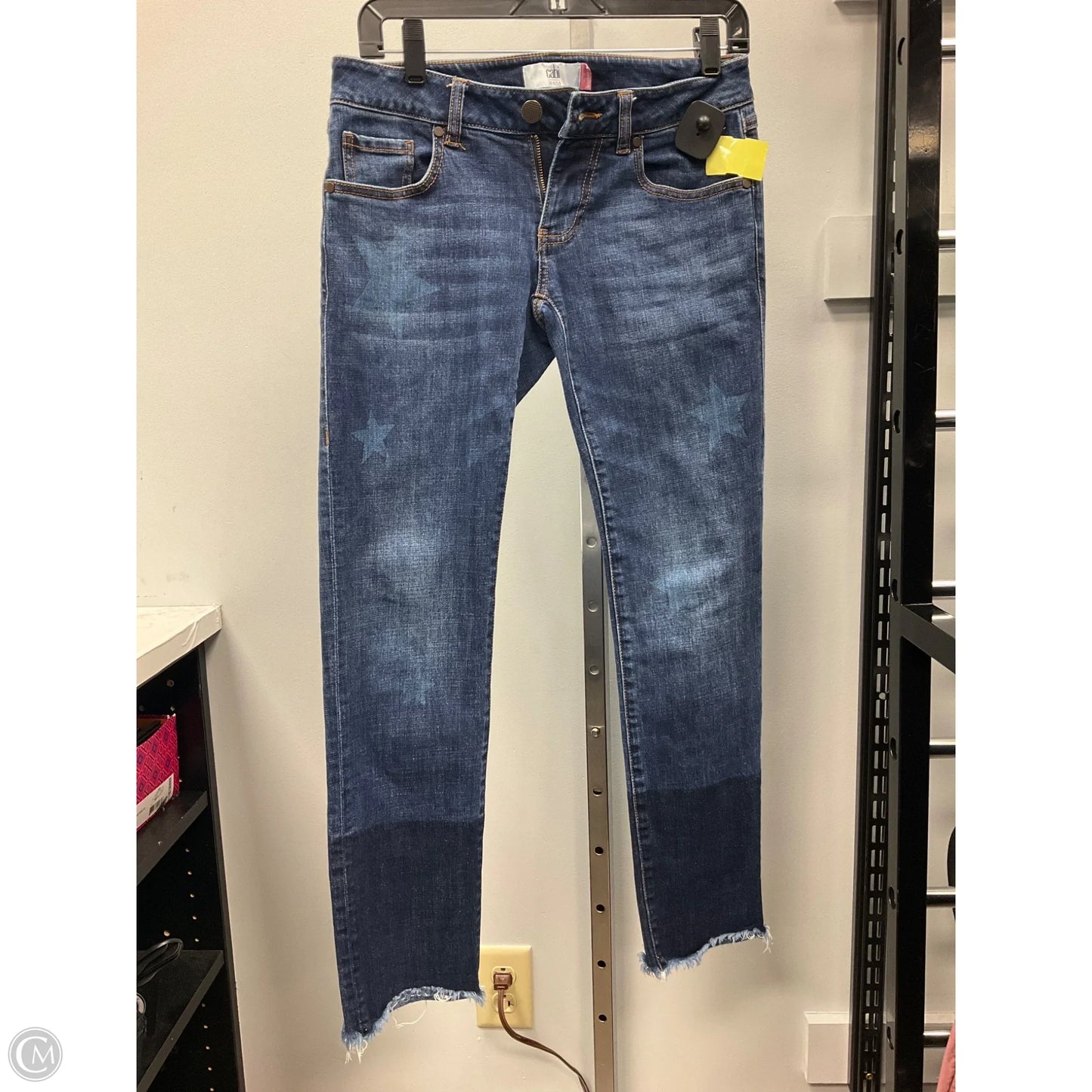 Jeans Skinny By Cabi In Blue, Size: 0