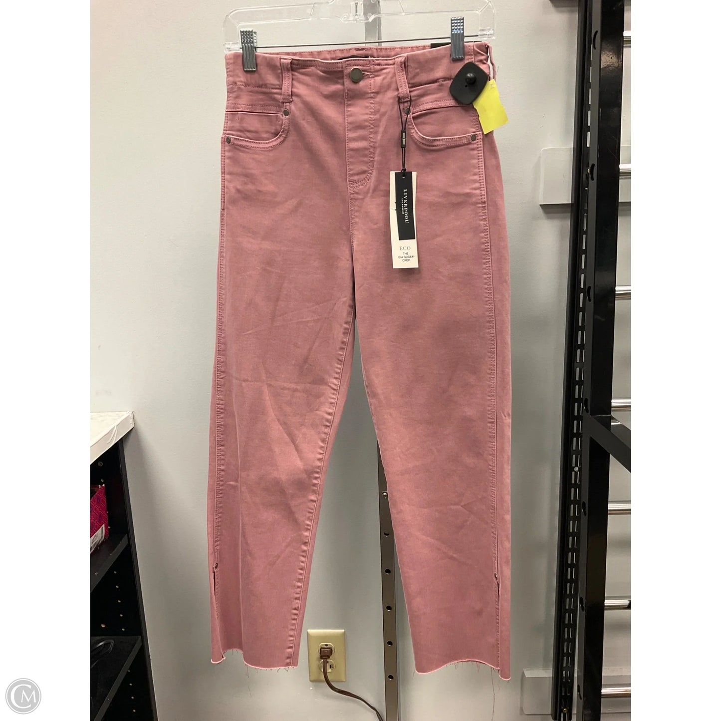 Jeans Cropped By Liverpool In Mauve, Size: 4